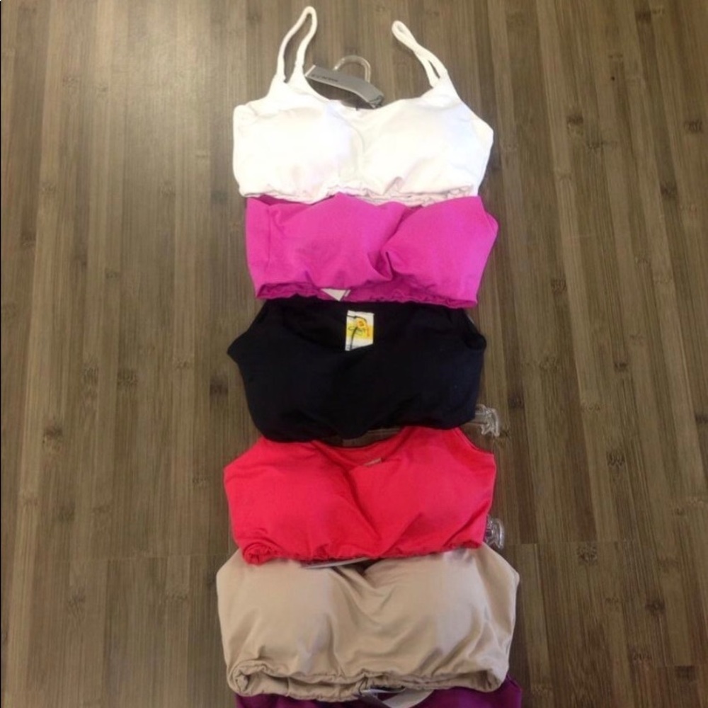 Gigi Active Black Supplex Padded  Bra  XS